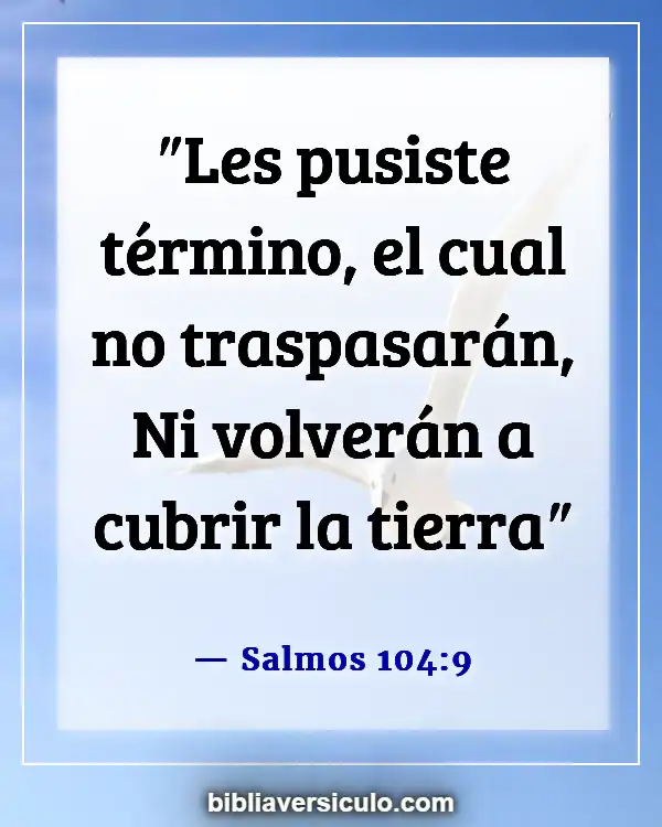 Versículos de la Biblia Sobre Nuevo orden mundial (Salmos 104:9)