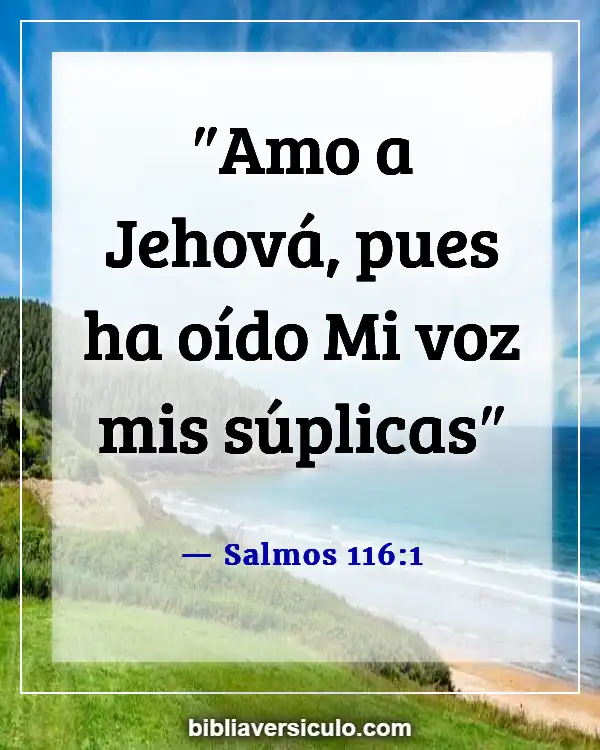 Versículos de la Biblia Sobre Duelo (Salmos 116:1)