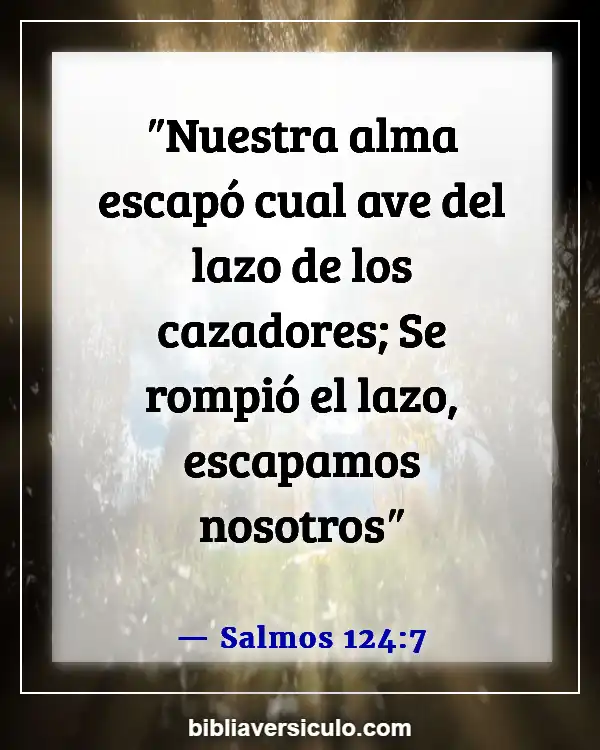 Versículos de la Biblia Sobre Cuervos negros (Salmos 124:7)
