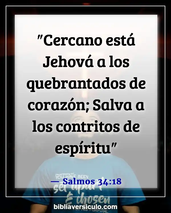 Versículos de la Biblia Sobre Seres queridos fallecidos (Salmos 34:18)