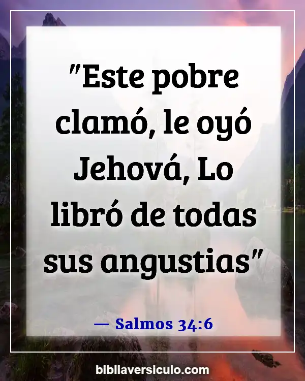 Versículos de la Biblia Sobre Mente con problemas (Salmos 34:6)
