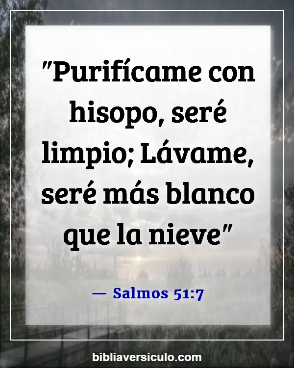 Versículos de la Biblia Sobre Restauración de Relaciones (Salmos 51:7)