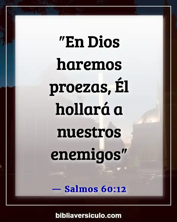Versículos de la Biblia Sobre Correr (Salmos 60:12)