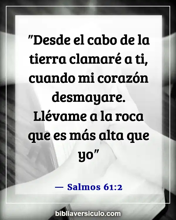 Versículos de la Biblia Sobre Dirección y orientación (Salmos 61:2)