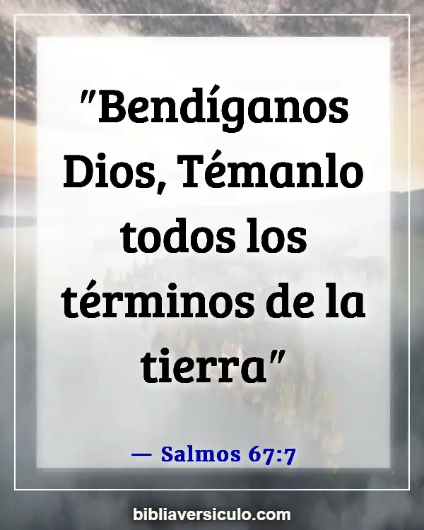 Versículos de la Biblia Sobre Bendición de los hijos (Salmos 67:7)