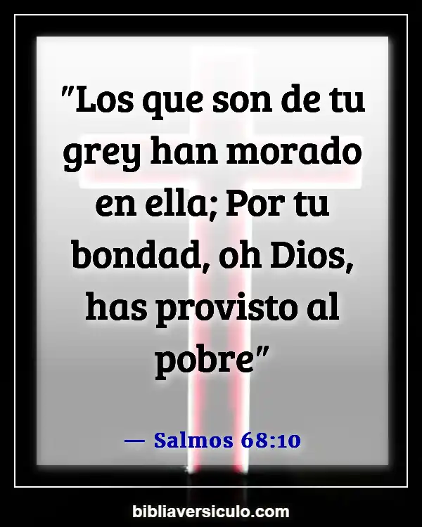 Versículos de la Biblia Sobre Provisión de Dios (Salmos 68:10)