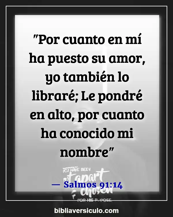 Versículos de la Biblia Sobre Seguridad (Salmos 91:14)