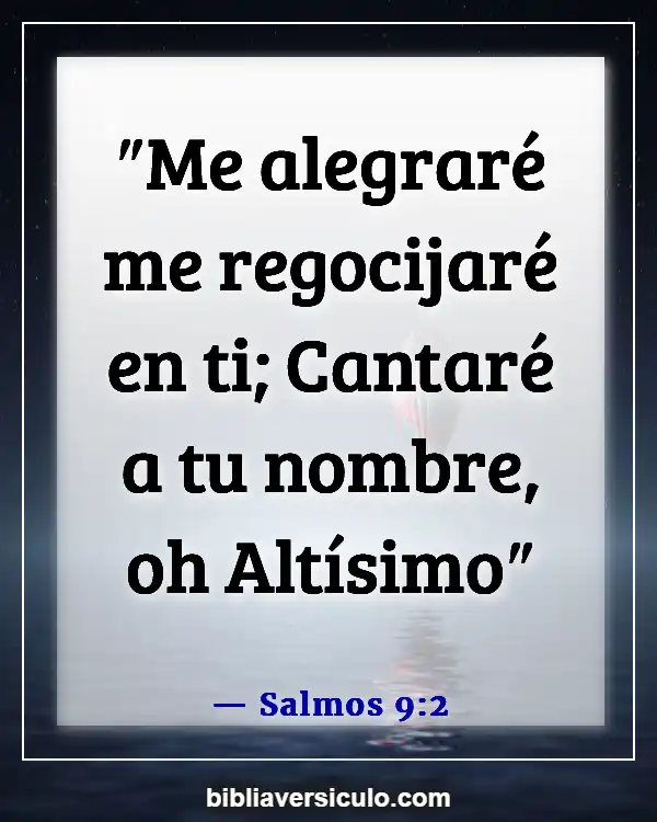 Versículos de la Biblia Sobre Adoración de alabanza (Salmos 9:2)
