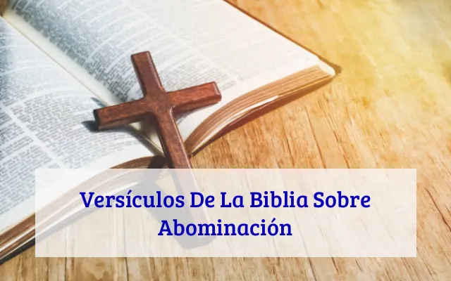Versículos De La Biblia Sobre Abominación