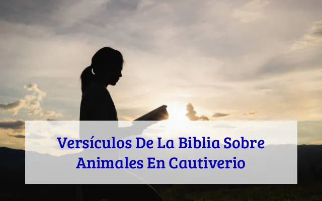 Versículos De La Biblia Sobre Animales En Cautiverio