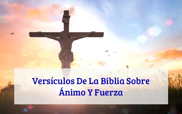 Versículos De La Biblia Sobre Ánimo Y Fuerza