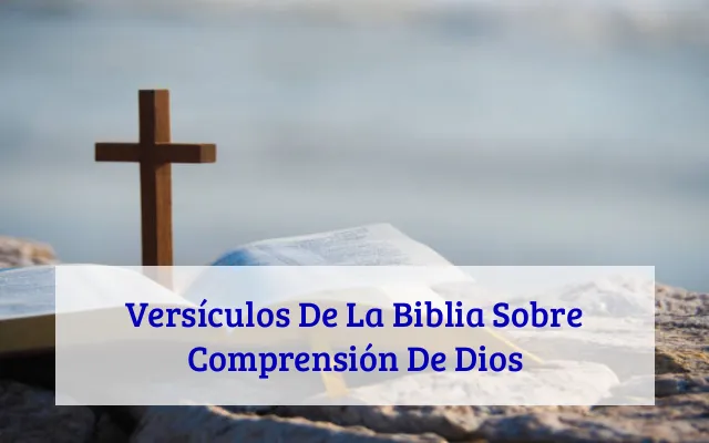 Versículos De La Biblia Sobre Comprensión De Dios