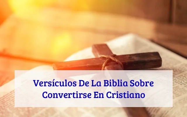 Versículos De La Biblia Sobre Convertirse En Cristiano