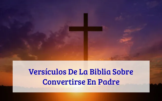 Versículos De La Biblia Sobre Convertirse En Padre