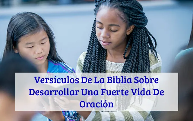 Versículos De La Biblia Sobre Desarrollar Una Fuerte Vida De Oración