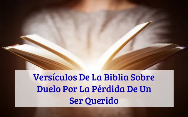 Versículos De La Biblia Sobre Duelo Por La Pérdida De Un Ser Querido