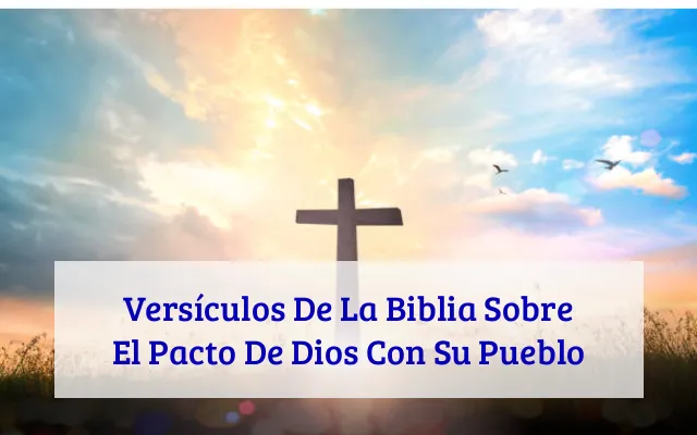 Versículos De La Biblia Sobre El Pacto De Dios Con Su Pueblo