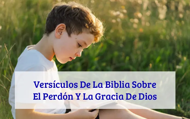 Versículos De La Biblia Sobre El Perdón Y La Gracia De Dios