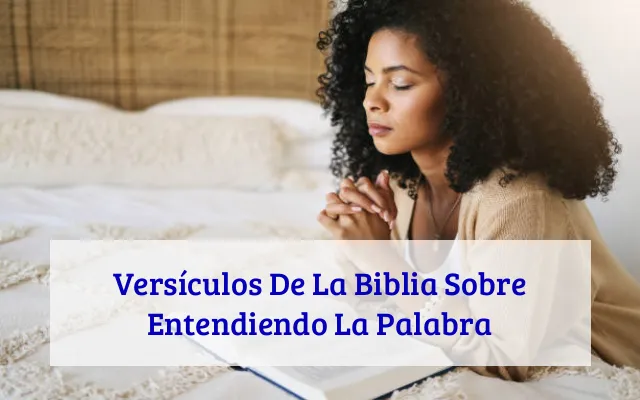 Versículos De La Biblia Sobre Entendiendo La Palabra