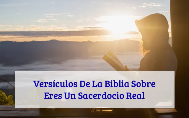Versículos De La Biblia Sobre Eres Un Sacerdocio Real