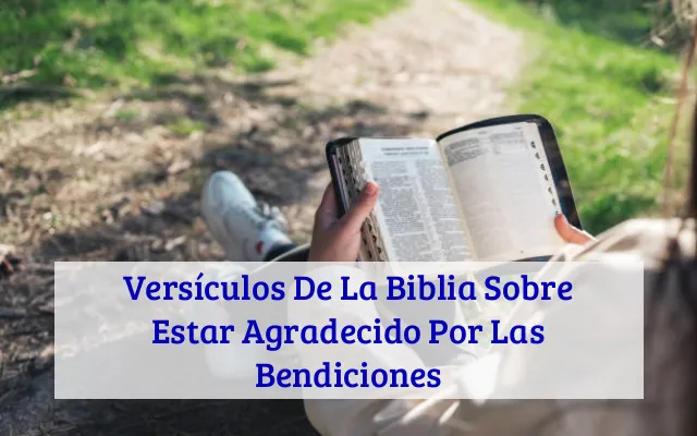 Versículos De La Biblia Sobre Estar Agradecido Por Las Bendiciones