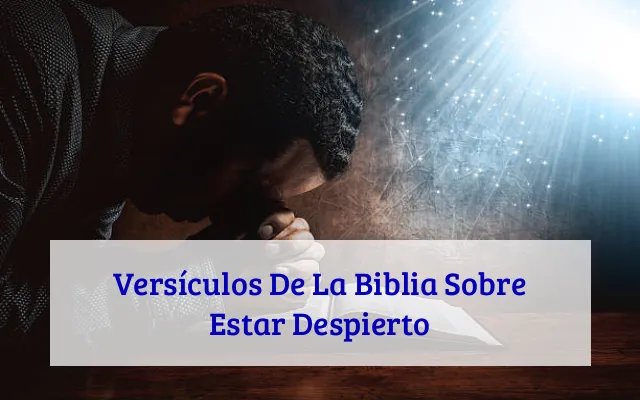 Versículos De La Biblia Sobre Estar Despierto