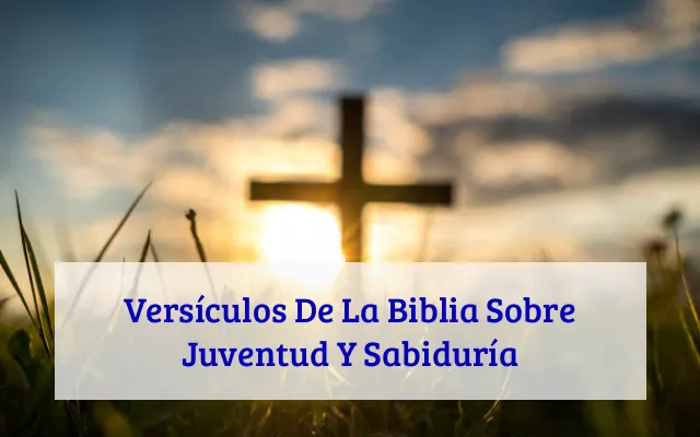 Versículos De La Biblia Sobre Juventud Y Sabiduría