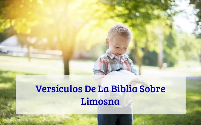 Versículos De La Biblia Sobre Limosna