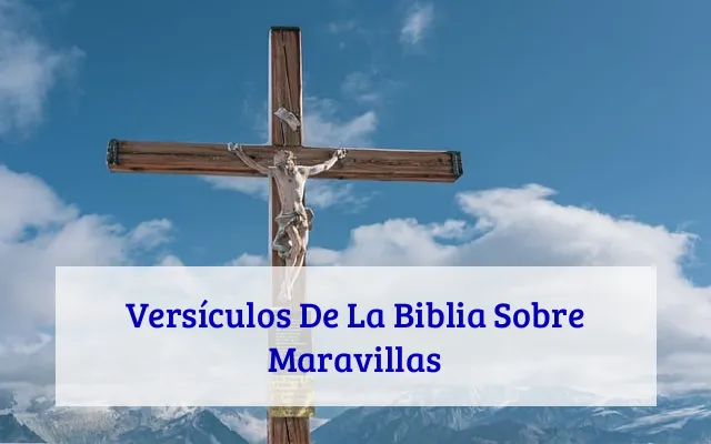 Versículos De La Biblia Sobre Maravillas
