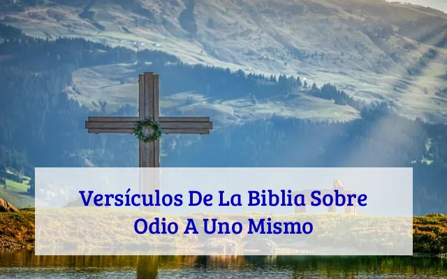 Versículos De La Biblia Sobre Odio A Uno Mismo