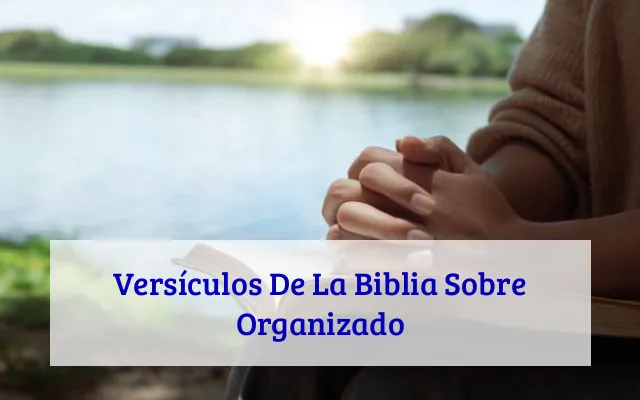 Versículos De La Biblia Sobre Organizado