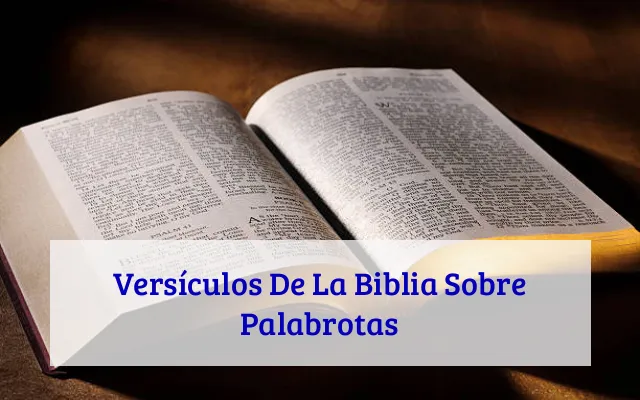 Versículos De La Biblia Sobre Palabrotas