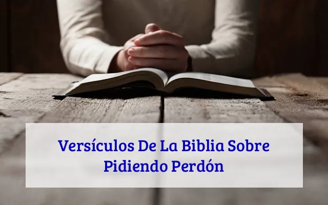 Versículos De La Biblia Sobre Pidiendo Perdón