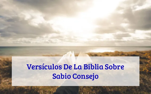 Versículos De La Biblia Sobre Sabio Consejo