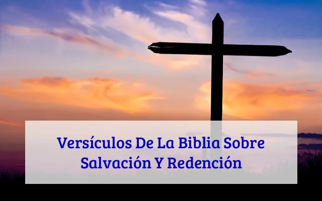 Versículos De La Biblia Sobre Salvación Y Redención