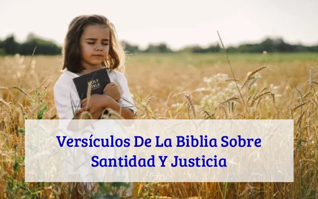 Versículos De La Biblia Sobre Santidad Y Justicia
