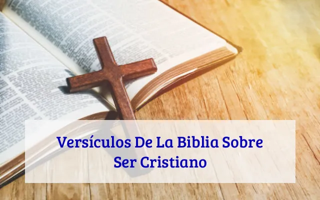 Versículos De La Biblia Sobre Ser Cristiano