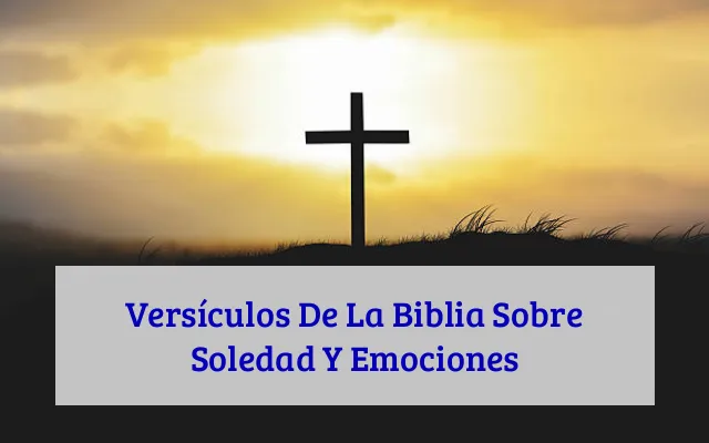 Versículos De La Biblia Sobre Soledad Y Emociones