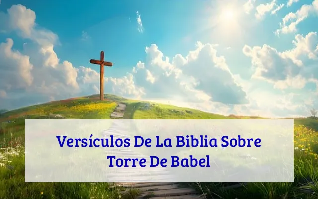 Versículos De La Biblia Sobre Torre De Babel