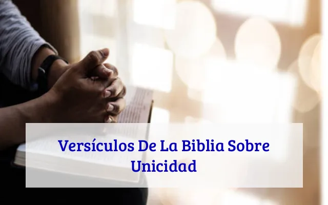 Versículos De La Biblia Sobre Unicidad