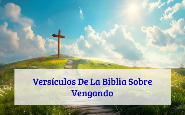 Versículos De La Biblia Sobre Vengando