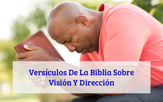 Versículos De La Biblia Sobre Visión Y Dirección