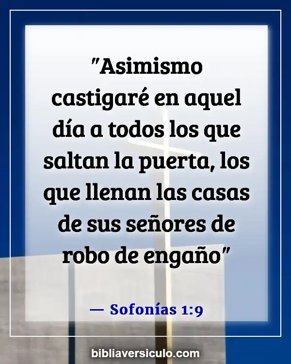 Versículos de la Biblia Sobre Violencia (Sofonías 1:9)