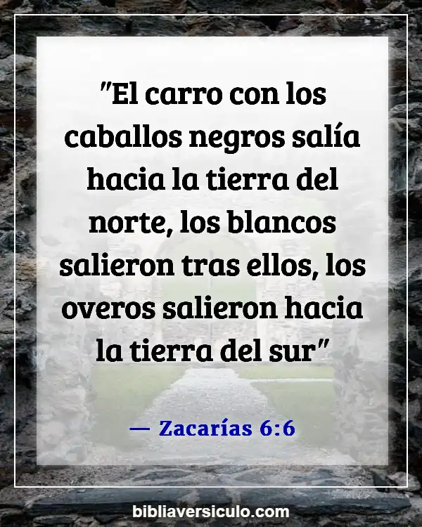 Versículos de la Biblia Sobre Negros (Zacarías 6:6)